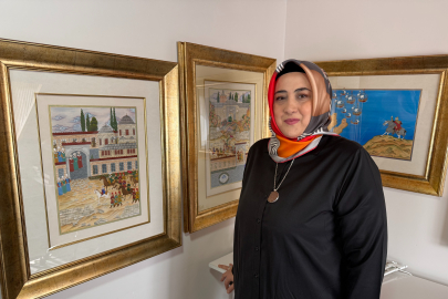 İran’da mahsur kalan tezhip sanatçısı, karayolu ile Türkiye’ye döndü