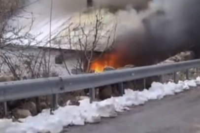 Bursa'da bağ evinde çıkan yangın korku dolu anlar yaşattı