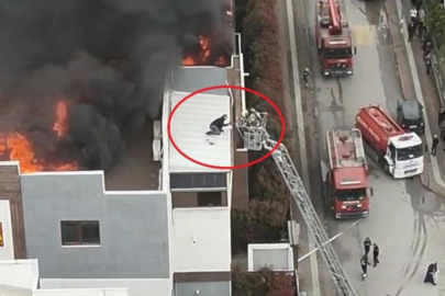 Bursa'da yangında can pazarı: Korku dolu anlar kamerada