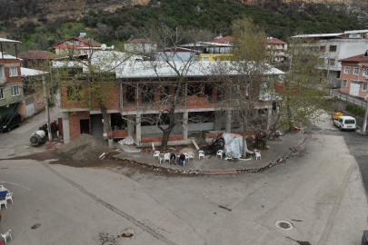 Büyükşehir'den kırsal mahallelere malzeme desteği