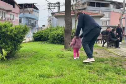 Bursa'da parkta toplanan bitki az kalsın faciaya yol açıyordu