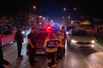 Bursa'da önce kaza yaptılar, sonra ortalığı karıştırdılar