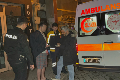 Komşusunun baltalı saldırısından babasını kurtardı, kendi yaralandı