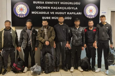 Bursa’da ev görünümlü kaçak göçmen merkezi çökertildi