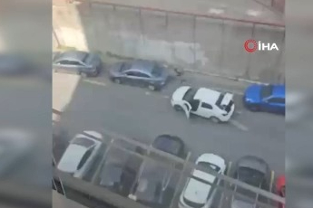 İsrail Konsolosluğu yakınında çatışma: Teröristin etkisiz hale getirildiği anlar kamerada