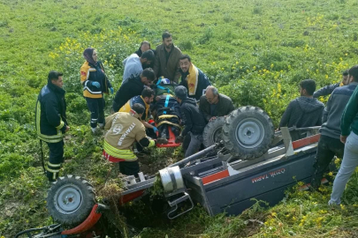 Takla atan patpatın sürücüsü hayatını kaybetti