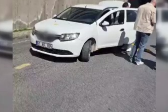 Teröristlerin kiraladığı otomobil polis ekipleri tarafından inceleniyor