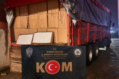 Bursa'da 4 milyonun üzerinde dolu makaron ele geçirildi
