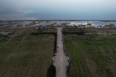 İznik Gölü'nde su çekilmesi alarm veriyor...