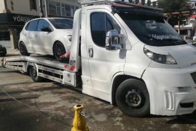 Egzoz patlatan araca 16 bin TL ve trafikten men cezası