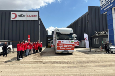 Kızılay'dan İran'a 48 tonluk insani yardım
