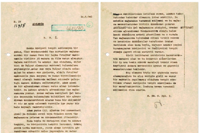 1940 tarihli “acele” MİT belgesi ortaya çıktı