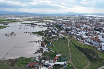 Karacabey Ovası sular altında kaldı