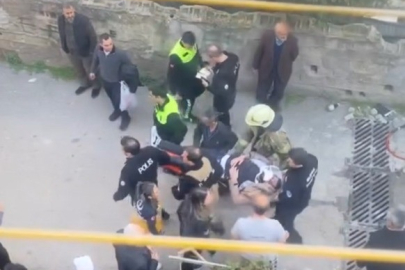 Bursa'da kaza yapan araç merdivenlerden yuvarlandı: 1 yaralı