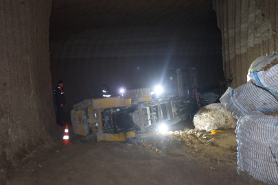Forkliftin altında kalan işçi hayatını kaybetti
