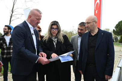 Karacabey'de hamam ve sauna kompleksinin temelleri atıldı