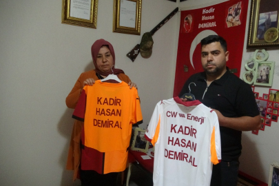 Şehit annesinin Galatasaray forması isteği yerine getirildi
