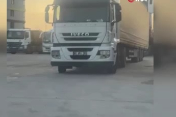 İkiz plakalı tır, vatandaşın dikkati sayesinde yakalandı