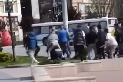 İzinsiz fotoğraf çeken şahsa meydan dayağı