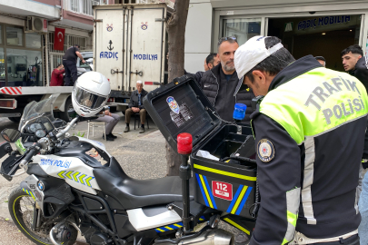 Kaldırımdan kaçtı, 500 bin liradan oldu