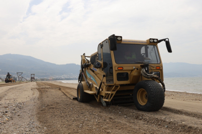Plajlar yaza hazır hale getiriliyor