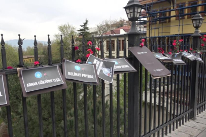 Bursa'da Setbaşı Köprüsü karanfillerle donatıldı