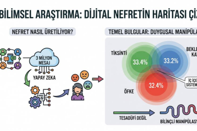 Bilimsel araştırma: 3 milyon mesajda "Nefretin Haritası" çizildi