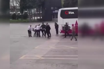 Bursa terminalinde yolcu ile şoför kavgası