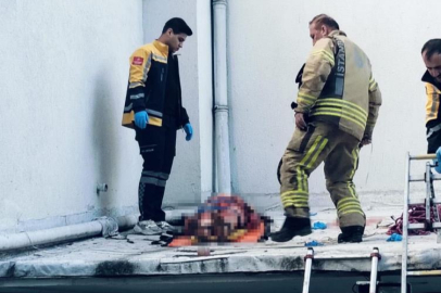 Sitede korku dolu anlar yaşandı: Kadın kendini 6. kattan attı