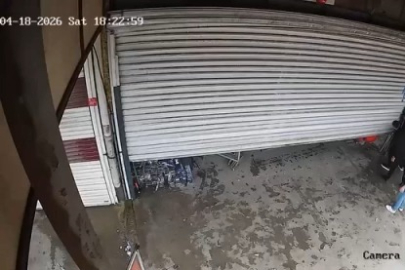 Otomatik kepengin tek darbeyle düştüğü anlar kamerada