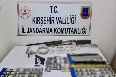 Sahte plaka basan şahıs yakalandı