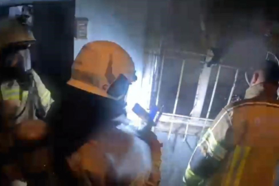 İtfaiye erleri yangını söndürmek için zamanla yarıştı