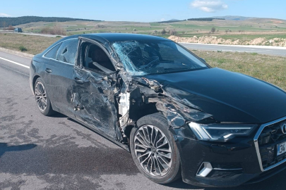 Otomobille patpat çarpıştı: 2 yaralı