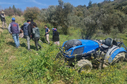 Traktör kazasında ağır yaralan sürücü hayatını kaybetti