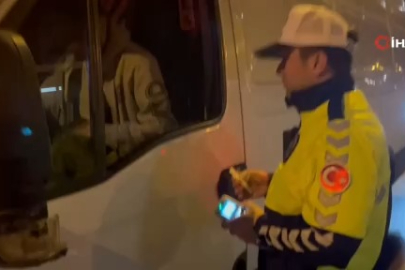 Bursa'da ehliyeti kaptırınca ağladı