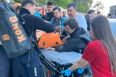 Bursa'da kalp krizi geçirip dereye düştü