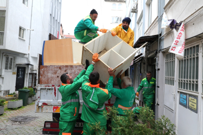 Osmangazi’de çöp eve müdahale