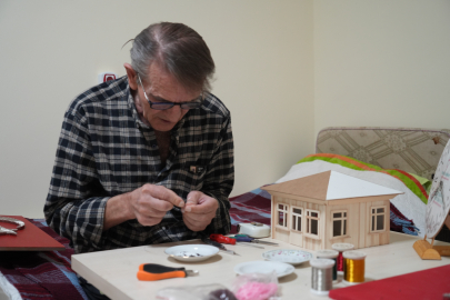 Pandemide edindiği hobisini huzurevinde 6 yıldır sürdürüyor