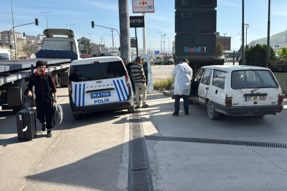 Çalınan otomobil akaryakıt istasyonunda bulundu