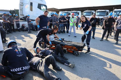 112 görevlileri tatbikatı gerçek zannetti