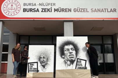 Lise öğrencileri mezun olmadan eserlerini sergileyecek