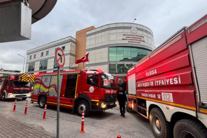 Bursa’da hastanede yangın paniği