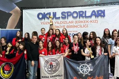 Bursa'da ortaokul öğrencileri Türkiye şampiyonu