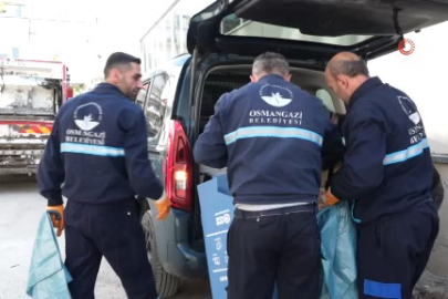 Osmangazi’de bir yılda 6 bin 916 ton ambalaj atığı toplandı