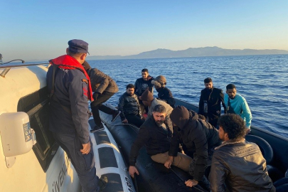 18 düzensiz göçmen kurtarıldı