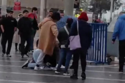 Bursa'da engelliye meydanda insanlık dışı saldırı