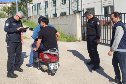 Orhangazi'de okul çevrelerine sıkı denetim