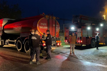 Bursa’da menteşe imalathanesinde yangın
