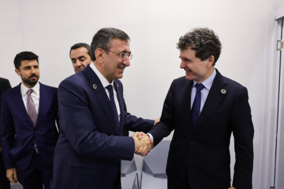 Cumhurbaşkanı Yardımcısı Yılmaz, Romanya Cumhurbaşkanı Dan’la görüştü
