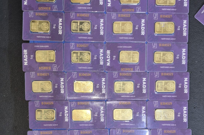 28 milyon lira değerinde sahte altın ele geçirildi